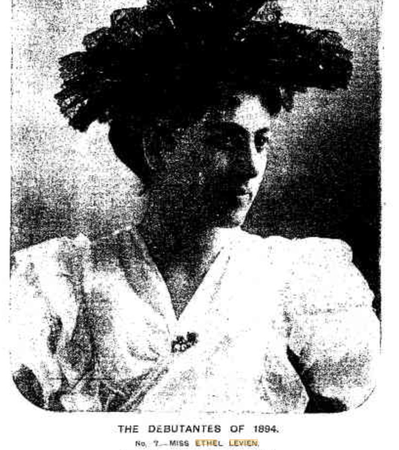 Ethel Levien debutante portrait